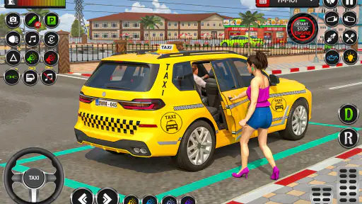 Car Driving Taxi Simulator screenshot 2