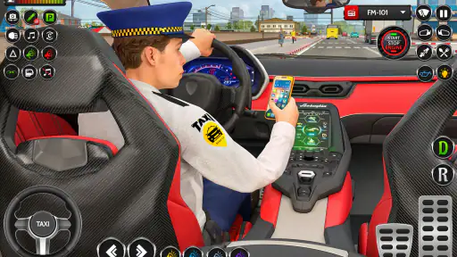 Car Driving Taxi Simulator screenshot 3