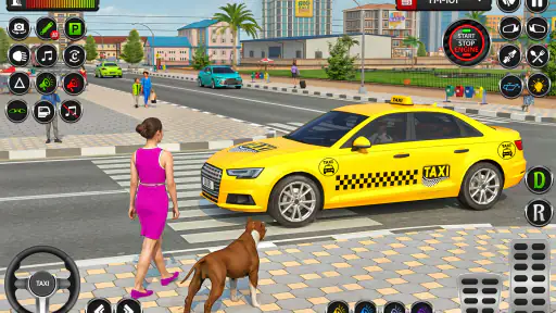 Car Driving Taxi Simulator screenshot 4