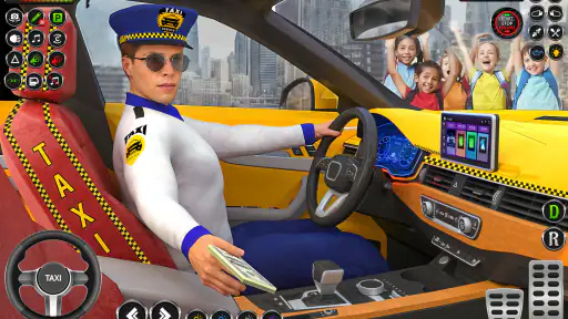 Car Driving Taxi Simulator screenshot 5