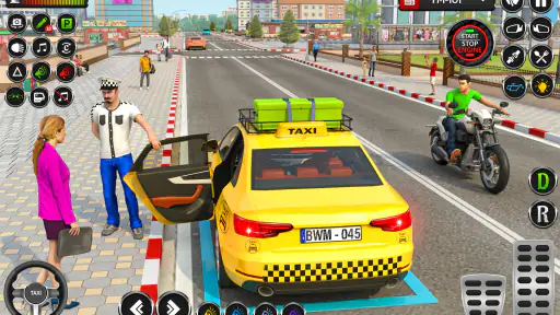 Car Driving Taxi Simulator screenshot 7