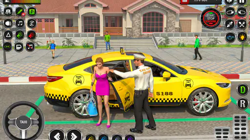 Car Driving Taxi Simulator screenshot 8