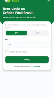 Cartão Crédito Fácil screenshot 1