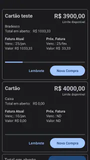 Cartão Fácil: Faturas e Limite screenshot 2