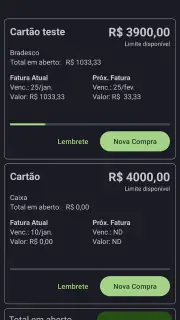 Cartão Fácil: Faturas e Limite screenshot 6