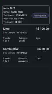 Cartão Fácil: Faturas e Limite screenshot 7