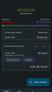 Cartão Fácil: Faturas e Limite screenshot 8