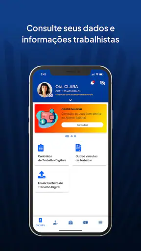 Carteira de Trabalho Digital screenshot