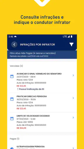 Carteira Digital de Trânsito screenshot