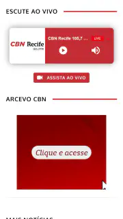 CBN Recife - 105,7 FM screenshot 3