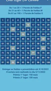 Chá Rifa: chá rifa de fraldas screenshot 4