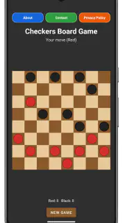Checkers Board Game screenshot 1