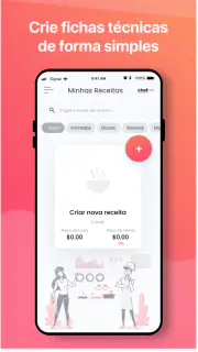 Chef Pro - Fichas Técnicas screenshot 1
