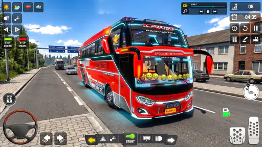 cidade ônibus direção jogo screenshot 2