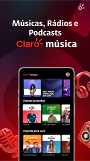 Claro música: músicas e rádios screenshot 1