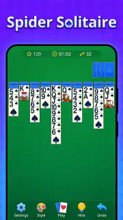 Classic Card: Spider Solitaire screenshot 1