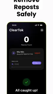 ClearTok: repost remover screenshot 4