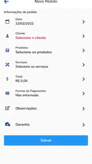 Cliente, Pedidos e Orçamentos screenshot 5