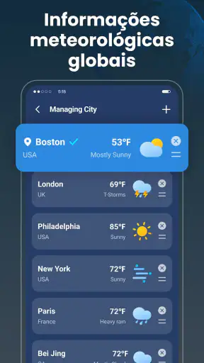 Clima em Tempo Real screenshot