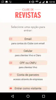Clube de Revistas screenshot 2