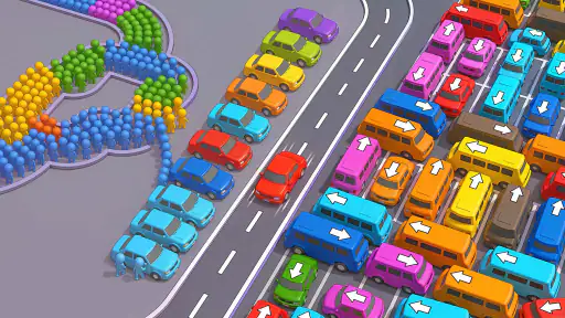 Color Car Jam: Ônibus screenshot 6