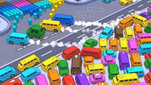 Color Car Jam: Ônibus screenshot 8