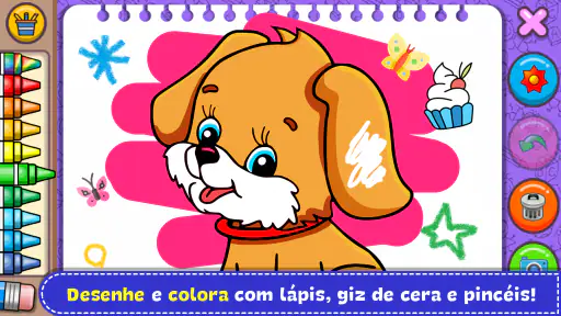 Colorir e Aprender - Animais screenshot 1
