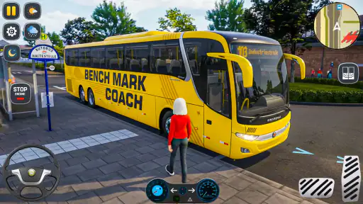 Condução de ônibus de jogos no screenshot 1