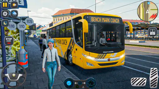 Condução de ônibus de jogos no screenshot 4