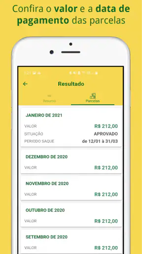 Consulta Benefício e Pagamento screenshot