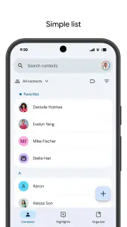 Contatos screenshot 2