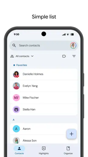 Contatos screenshot