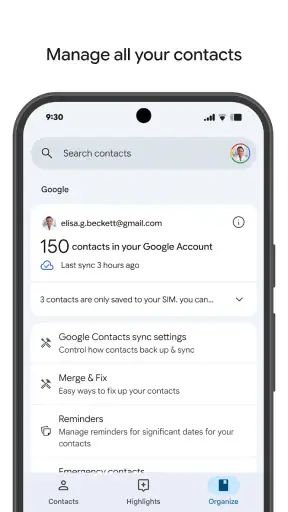 Contatos screenshot