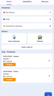 Controle de Cobranças screenshot 1