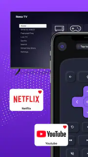 Controle remoto Roku TV screenshot 1