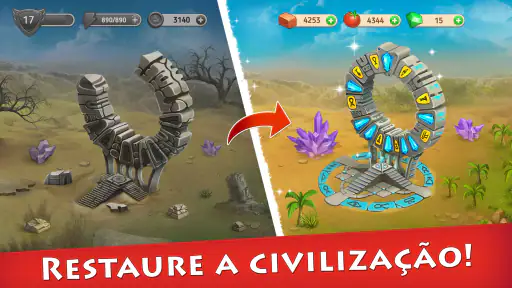 Cradle of Empires Match 3 Jogo screenshot 7