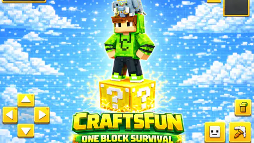 Craftsfun : One Block Survival screenshot 1