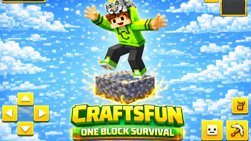 Craftsfun : One Block Survival screenshot 2