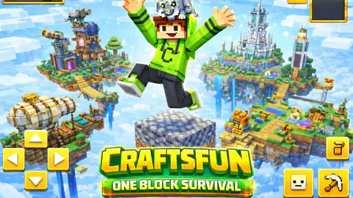 Craftsfun : One Block Survival screenshot 4