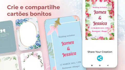 Criador Convite de Casamento screenshot