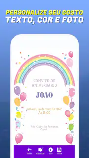 Criador de cartões de convite screenshot 3