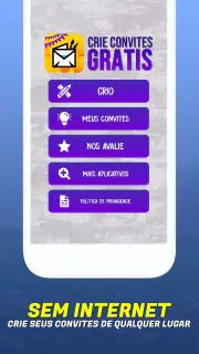 Criador de cartões de convite screenshot 6