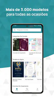 Criador de Convite & RSVP screenshot 2