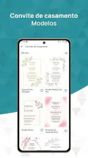 Criador de Convite & RSVP screenshot 6