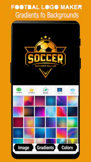 Criador de logotipo de futebol screenshot 3