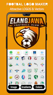 Criador de logotipo de futebol screenshot 5