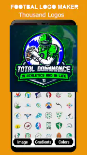 Criador de logotipo de futebol screenshot 6