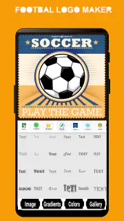 Criador de logotipo de futebol screenshot 8