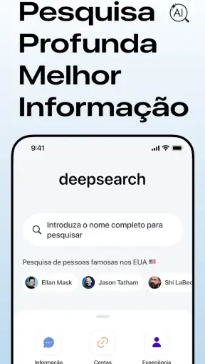 Deepsearch AI Search Assistant screenshot