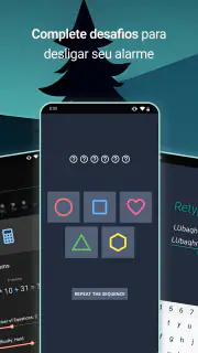 Desafios Despertador com jogos screenshot 1
